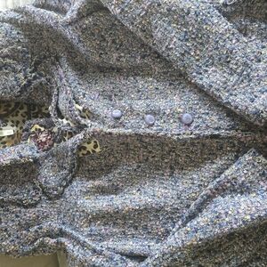 Escada Women's Textured Blue Jacket